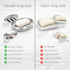 Chandler Stainless Steel Soap Dish for Shower & Bathroom Sink Heavy Duty Metal Soap Holder, Hanging Soap Holder