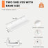 Heimlove Set 2, 16 Inches Picture Ledge Shelf, Small Floating Shelves of Picture Shelf for Wall with Ledge, Kids