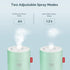 Green Portable Mini Humidifier, 500ml USB Desktop Cool Mist for Baby Bedroom, Travel, Home - Auto Shut-Off