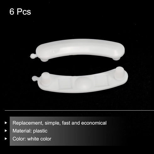 MECCANIXITY Washing Machine Tub Wear Pad Plastic White for AP3094518, PS334620, 285744 Pack of 6