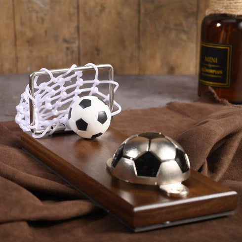 Soccer Bottle Opener with Cap Collector, Magnetic Refrigerator Paste Opener, Ideal Gift for Fans