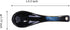 Japanese Ceramic Soup Spoon set of 5 Table spoons for Meals Soups and Ice creams Microwave and Dishwasher Safe Blue and Black