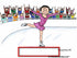 PrintedPerfection.com Personalized Ice Skater Female Snow Globe Gift