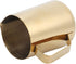 Thickened Gold Stainless Steel Coffee Milk Frothing Cup Pitcher Jug with Scale, 2#