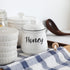 Set 12oz,Easy HAOTOP Farmhouse Porcelain Honey Jar with Dipper and Lid to Clean (White)