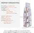 MURRI&MURRDI 1 Pack Hanging Handbag Organizer (Gray) for Closet, Purse Storage Holder with 8 Clear PVC Pockets