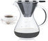 Pour-over Coffee Maker with Filter, Glass Drip Coffee Maker, Filter Pot with Scale for Office and Home Use