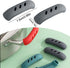 6Pcs Silicone Assist Handle Holder Grip, Cast Iron Skillet Handle Covers Heat Resistant, Non Slip Pot Grip Handle Sleeve, Hot Handle Holder Wok for Frying Pans Griddles (Green,Grey,Red) by Huakaile