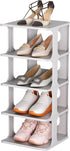 HAIXIN Shoe Rack for Closet - Stackable Shoe Organizer for Closet, Space-Saving