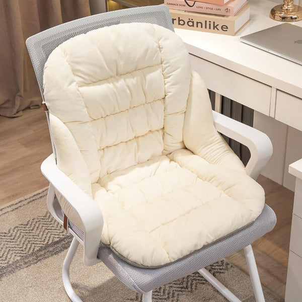 Yuthsona Non-Slip Rocking Desk Chair with High Back Support - Soft Office Seat