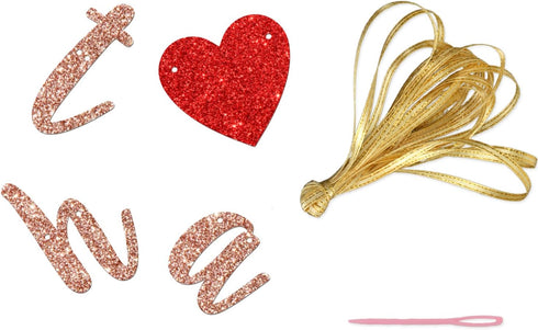 Rose Gold Happy 40th Anniversary Banner for 40th Wedding Anniversary, Forty AF Party, 40th Birthday Decorations