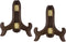 uxcell 2pcs 4" Brown Wooden Easel Plate Holder, Folding Display Stand for Decorative Picture Frame
