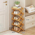 Closet 5 YYW Shoe Rack, Foldable Bamboo Shoes Shelf, Freestanding Shoe Storage Organiser for Entryway, Hallway