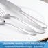 Dinner Spoon Set, 16 Pcs 7.3" Tablespoons, Premium Food Grade 18/10 Stainless Steel, Durable Metal Spoons, Mirror