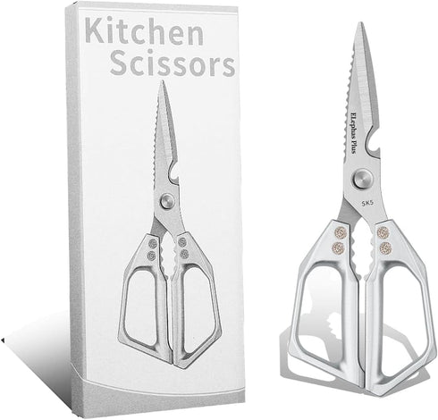 Multi-Function Kitchen Scissors, Heavy Duty Shears for Cutting Food, Chicken, Meat, Fish