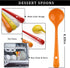 Set of 4 Ceramic Dessert Spoons, Long Handle Korean Porcelain Spoons for Appetizers, Cereal, and Dessert (Multi-color)