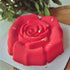 Cake Mould Silicone Silicone Mold Square Rose Cake Mould Big Family Cake Mould Used to Make Cakes Pizza Bread Baking Tools Bakeware Silicone Cake Baking Mold Non-Stick Mold by PhantomSky