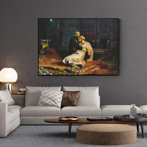 Yomcut Karel Fabritius Wall Art, The Goldfinch 1654 Poster - Retro Bird Nature Painting for Farmhouse Living Room