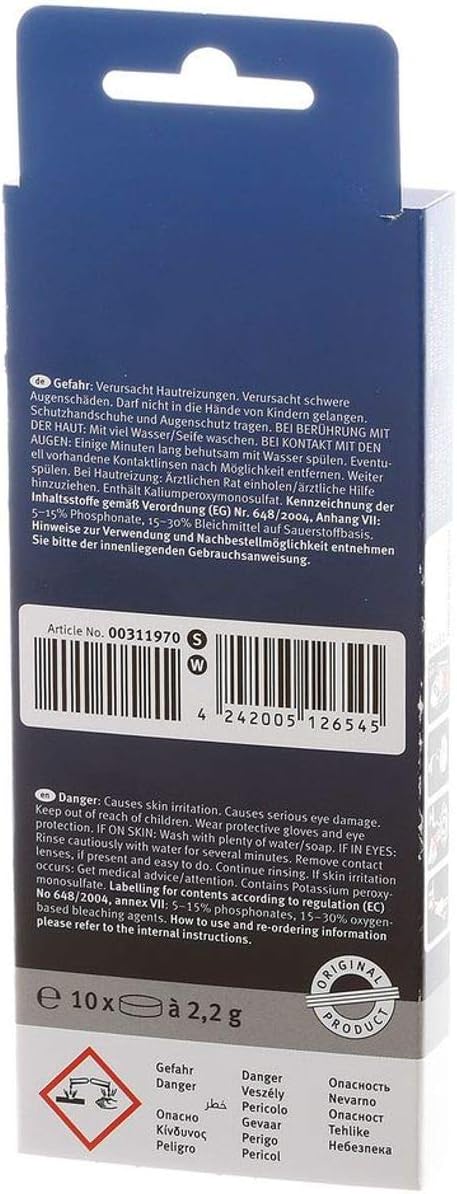 Bosch Cleaning Tablets 311769 311970 - For Coffee Machine Maintenance