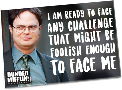 The Office Merchandise Refrigerator Magnets, Set of 4