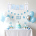VitalCozy 1st Blue One High Chair Banner for Girls Boys First Birthday High Chair Banner Sweet One Bow Floral Garland