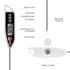 Meat Food Thermometer, Digital Candy Cooking Thermometer, Instant Read for BBQ Grill, Oil, Milk, Bath Water, Deep Fry