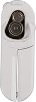 MagiCan Manual Can Opener - Heavy Duty Kitchen Gadget for Effortlessly Opening Cans, White Stainless Steel