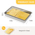 2 Pcs Deli Containers with Lids, Refrigerator Bacon and Cheese Storage Containers, Dishwasher Safe Long Deli Meat Tray