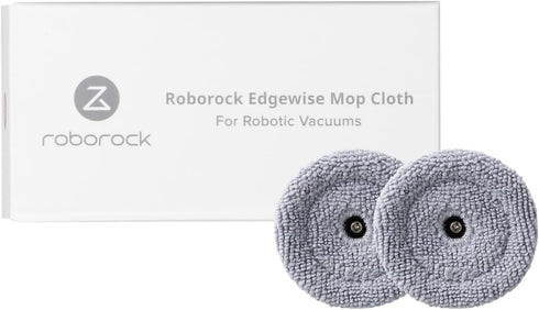 roborock 2 Pack Microfiber Mop Cloths for S8 MaxV Ultra, S8 Max Ultra Robot Vacuum Cleaner Accessories