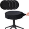 SINOSSO 4 Pcs Bar Stool Covers, Super Soft Velvet Dia.13-15.5" Round Stretchy