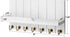 Rebee Vision Decorative Key and Mail Holder for Wall - 15 Inches Floating Shelf with 7 Key Hooks
