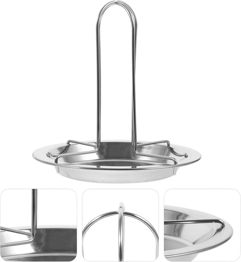 Yardwe Chicken Roaster Rack, Stainless Steel Vertical Roaster Rack for Grill Oven BBQ