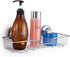 iPEGTOP Strong Suction Cup Shower Caddy, Bath Shelf Storage with 4 Side Hooks, Chrome, 2 Count