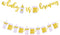 A Baby is Brewing Baby Shower Banner - Diaper Party Decor for Gender Reveal and Pregnancy Celebration