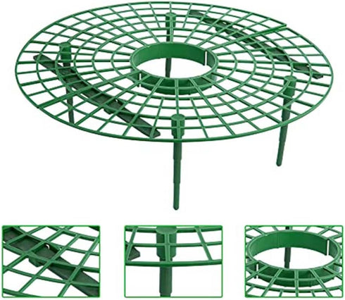Iceyyyy 5 Pack 4 Strawberry Plant Support - Strawberry Growing Racks with Sturdy Legs - Strawberry Growing Frame Keep