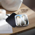 3dRose LLC CST_4180_2 Emperor Penguin Family Soft Coasters, Set of 8
