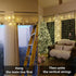 306 18 1010 Lighting EVER LED Curtain Lights with Hang Down String Lights, ft Plug in Hanging Fairy Lights for Bedroom