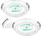 Clear Lazy Susan Organizer Turntable, 9.25 Inch 2 Pack, 360 Rotating Makeup Organizer for Vanity, Kitchen Storage Rack,