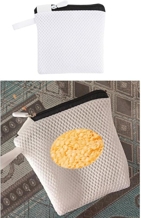 NentMent 2 Pack In-Wash Scent Booster Beads Laundry Bag with Zipper Laundry Detergent Pacs Wash Bags for Soap Pacs Pods