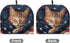 Tutolip US Flag Sleeping Cat Tea Pot Cover Warm Keeper with Top Hanging Loop Insulated Tea Kettle Cover Dust Proof Tea Cosies for Kitchen Home Decoration