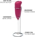 Primula Milk Frother, Pink by Primula