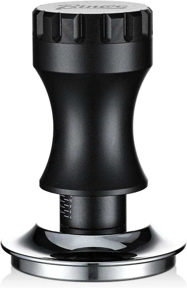 Bincoo Espresso Tamper 58mm, Adjustable Depth Stainless Steel Base Tamper for Barista Home, Fits 58mm Portafilters