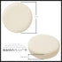 2-Pack 17-1/2 Inch Saloniture Round Stool Seat Cover, Waterproof Slipcover for Swivel Chair or Barstool - Cream