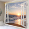 Homiest 3D Tapestry Wall Hanging 60x80 Inches, Ocean Sunset Beach Landscape Tapestry for Living Room Bedroom Decor