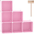 C&AHOME Cube Storage Organizer, 6-Cube Shelves Units, Closet Cabinet, DIY Plastic Modular