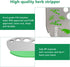 Herb Stripper 9 Holes, Luxiv Stainless Steel Kitchen Tool for LooseLeaf Kale, Chard, Collard Greens, Thyme, Basil,