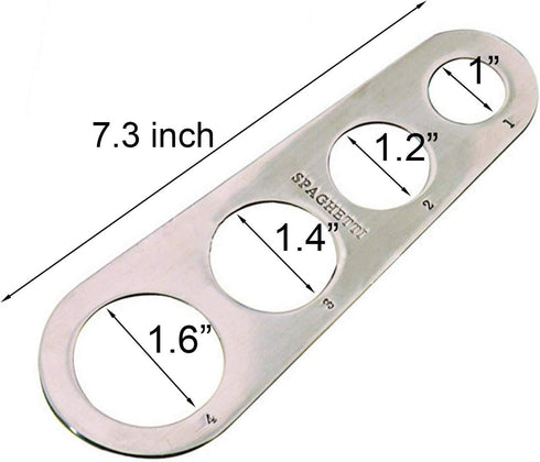 Stainless Steel Spaghetti Measurer, Quick Pasta Measuring Tool for Kitchen Cooking