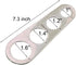 Stainless Steel Spaghetti Measurer, Quick Pasta Measuring Tool for Kitchen Cooking