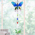 Andiker Crystal Suncatchers Hanging, Stained Glass Butterfly Crystal Ball Prisms Ornament, Rainbow Maker Home Dcor