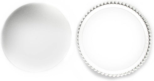 Fox Run Round Tartlet/Quiche Pan, 9.5-Inch, Tin-Plated Steel with Removable Bottom